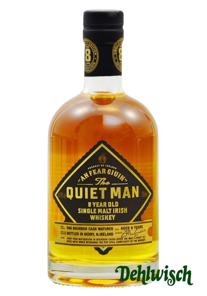 The Quietman Irish Malt Whiskey 8yrs 40% 0,70l