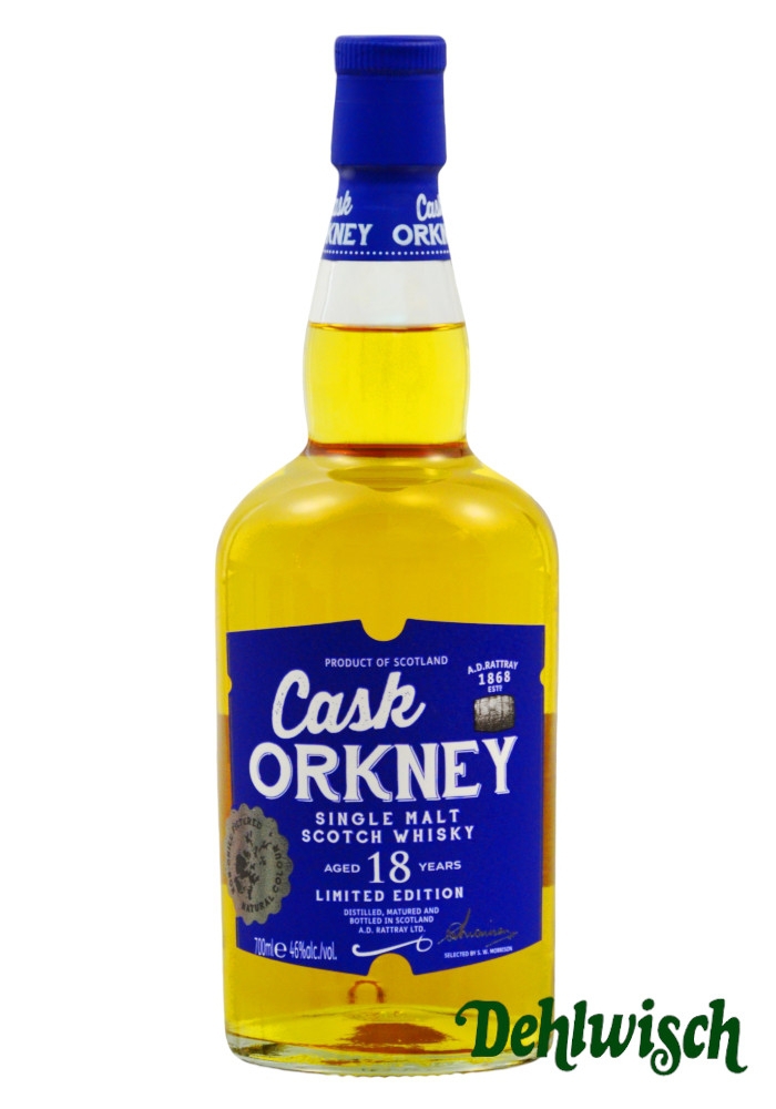 Rattray Cask Orkney Malt Whisky 46% 0,70l