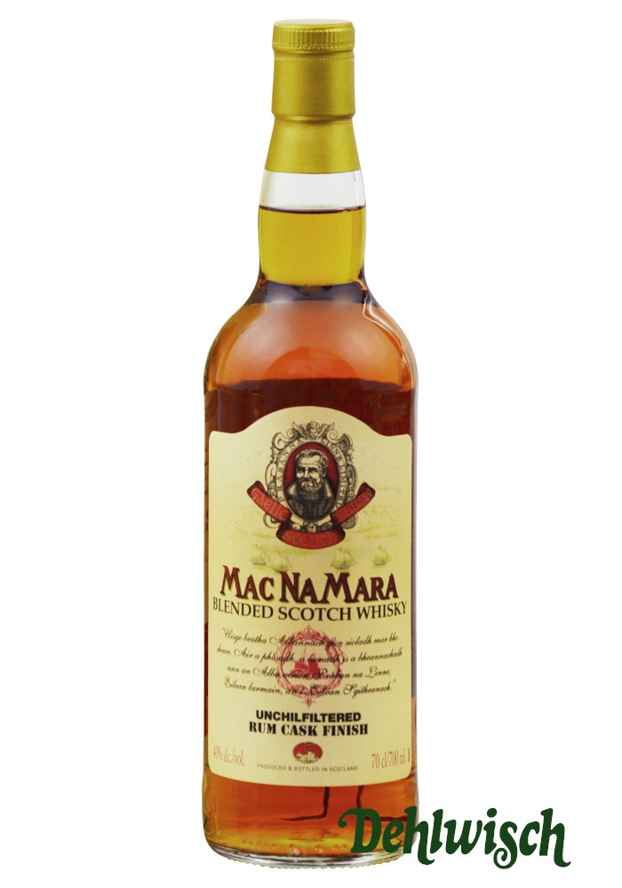 Mac NaMara Scotch Whisky Rum Cask 40% 0,70l