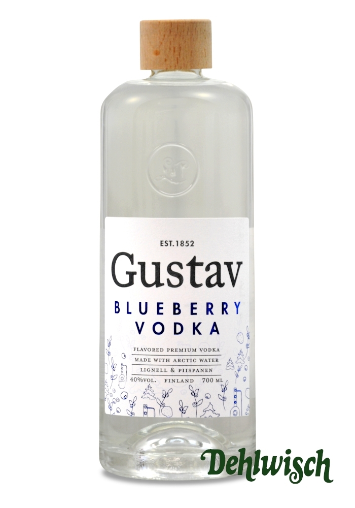 Gustav Blueberry Vodka Finnland 40% 0,70l