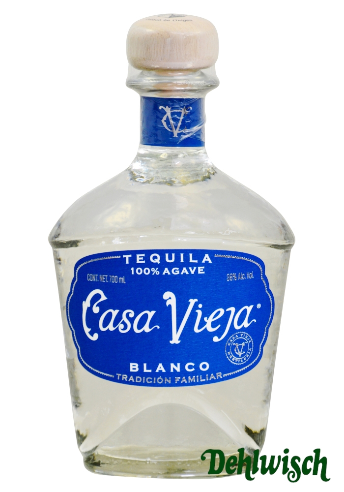 Casa Vieja Tequila Blanca 38% 0,70l