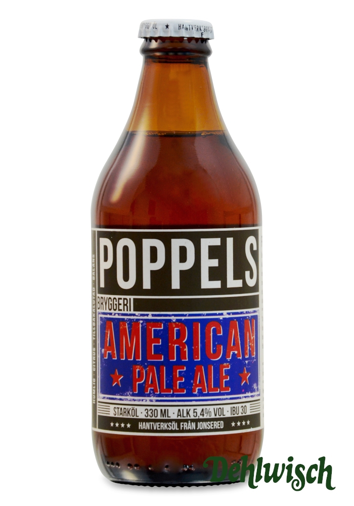 Poppels Pale Ale Beer 5,4% 0,33l