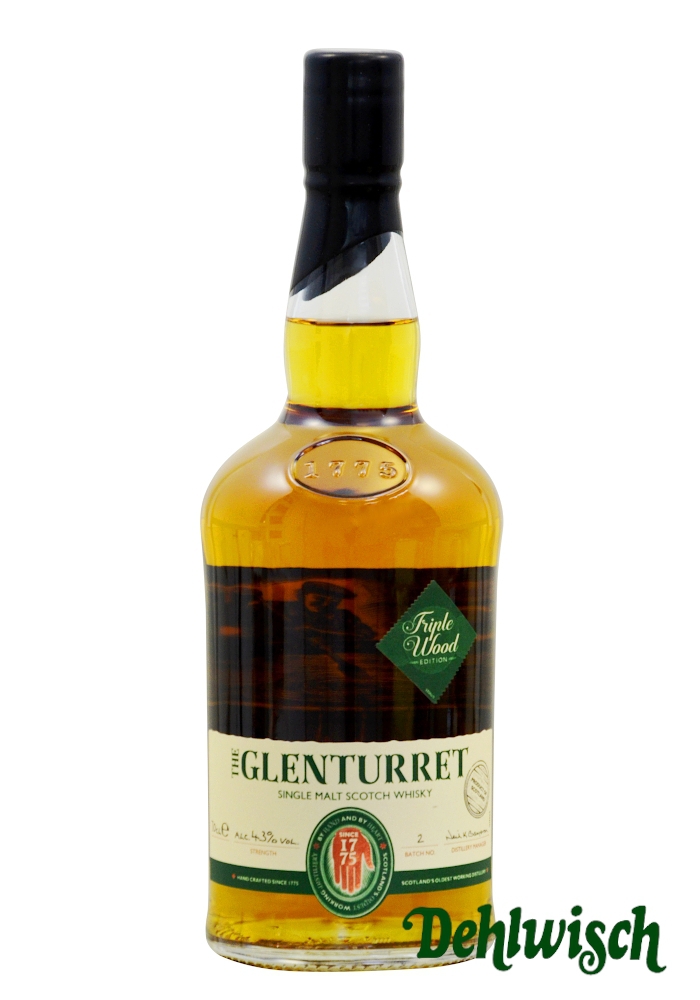 Glenturret Malt Whisky Triple Wood 43% 0,70l