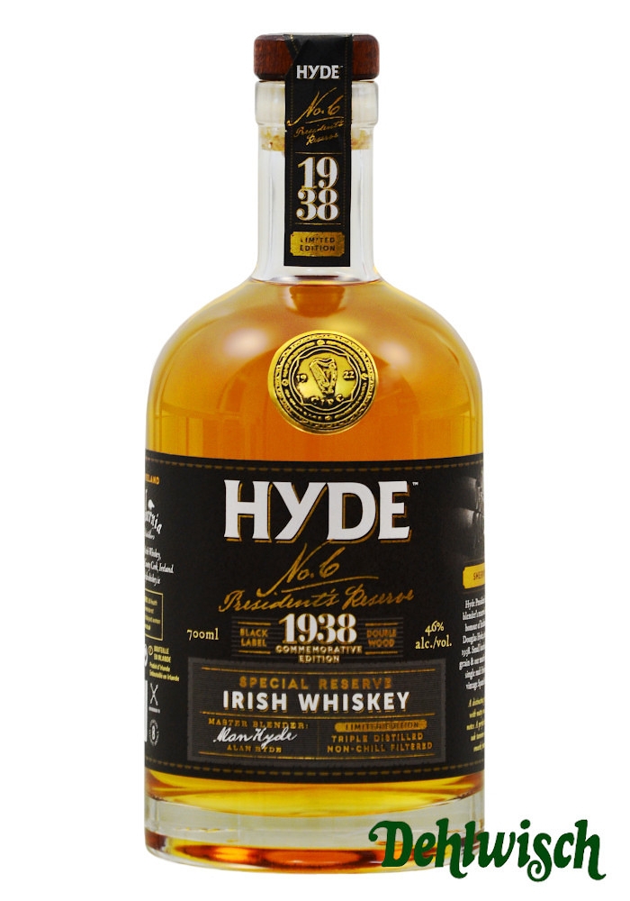 Hyde No. 6 Irish Blended Whiskey Sherry 46% 0,70l
