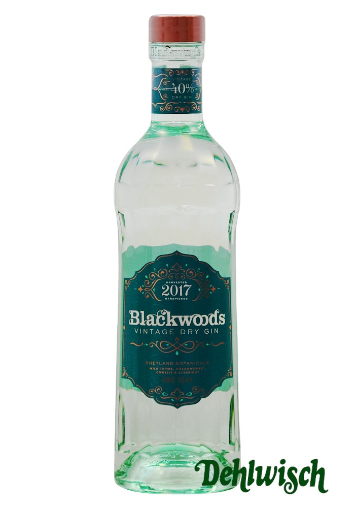 Blackwood's Vintage Dry Gin 40% 0,70l