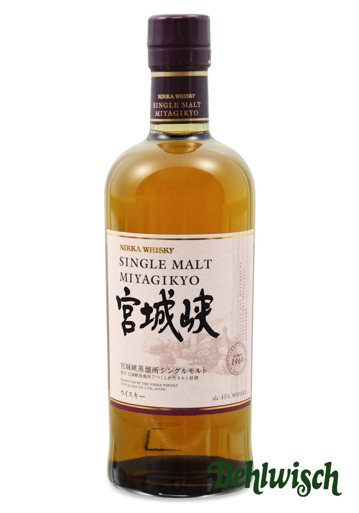 Nikka Miyagikyo Malt Whisky  45% 0,70l