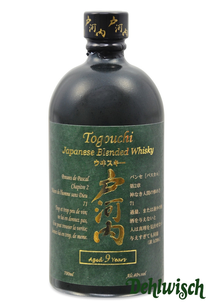 Togouchi Japan Malt Whisky 9yrs 40% 0,70l