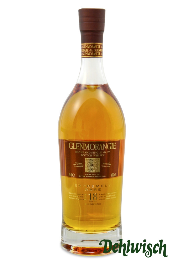Glenmorangie Highland Malt Whisky 18yrs Rare 0,70l
