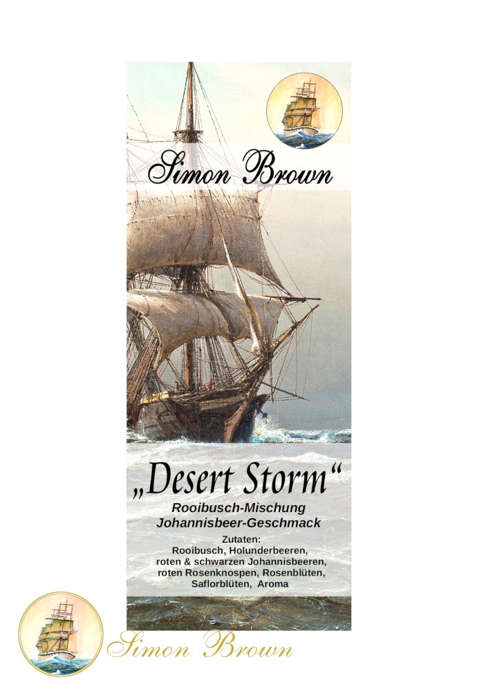 Simon Brown Tea Desert Storm