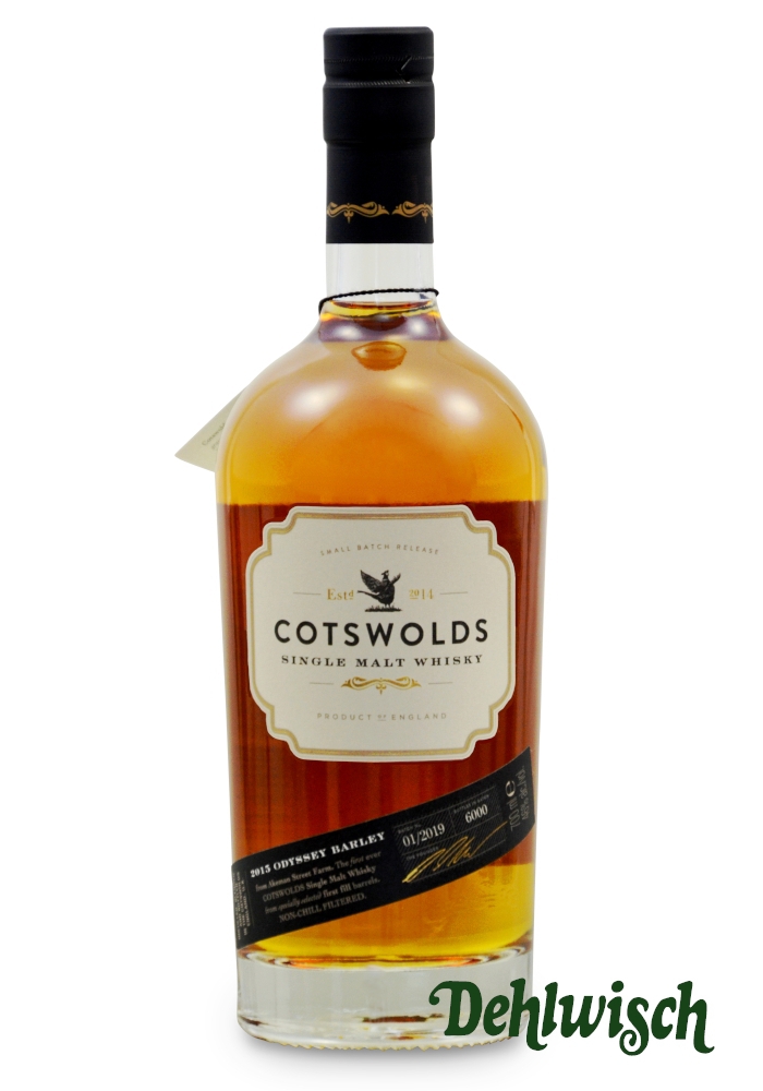 Cotswolds Single Malt Whisky 2015 46% 0,70l