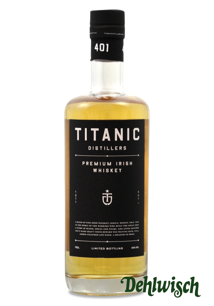 Titanic Premium Irish Whiskey 40% 0,70l