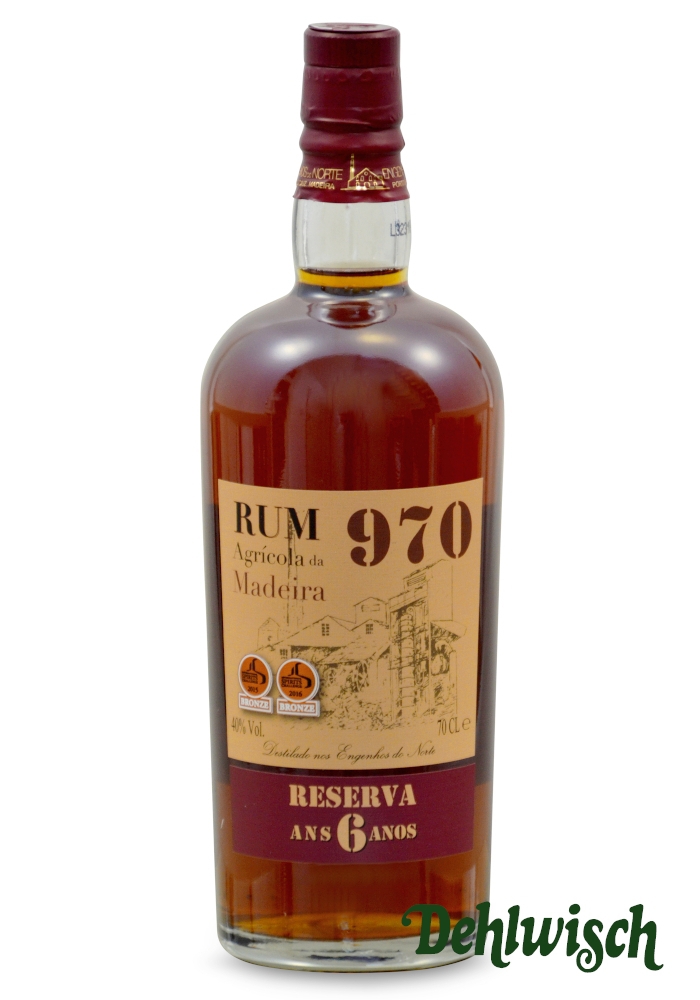 Madeira Rum Reserva 970 6yrs 40% 0,70l
