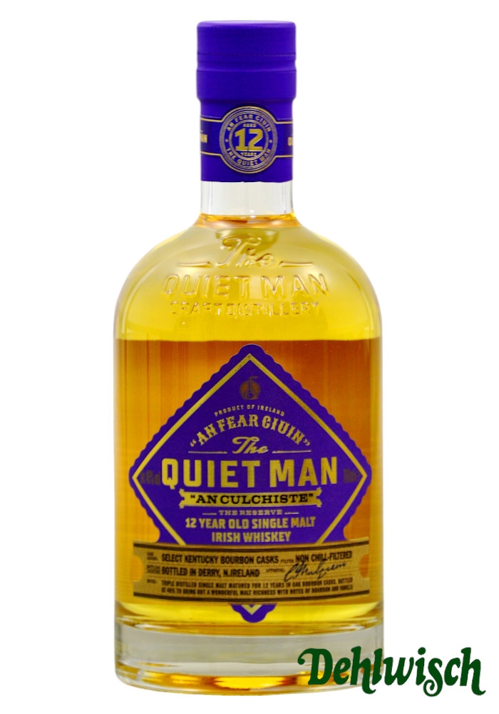 The Quietman Irish Malt Whiskey 12yrs 40% 0,70l