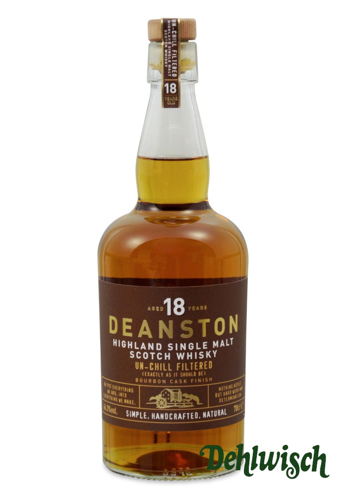 Deanston Highland Malt Whisky 18yrs 46,3% 0,70l