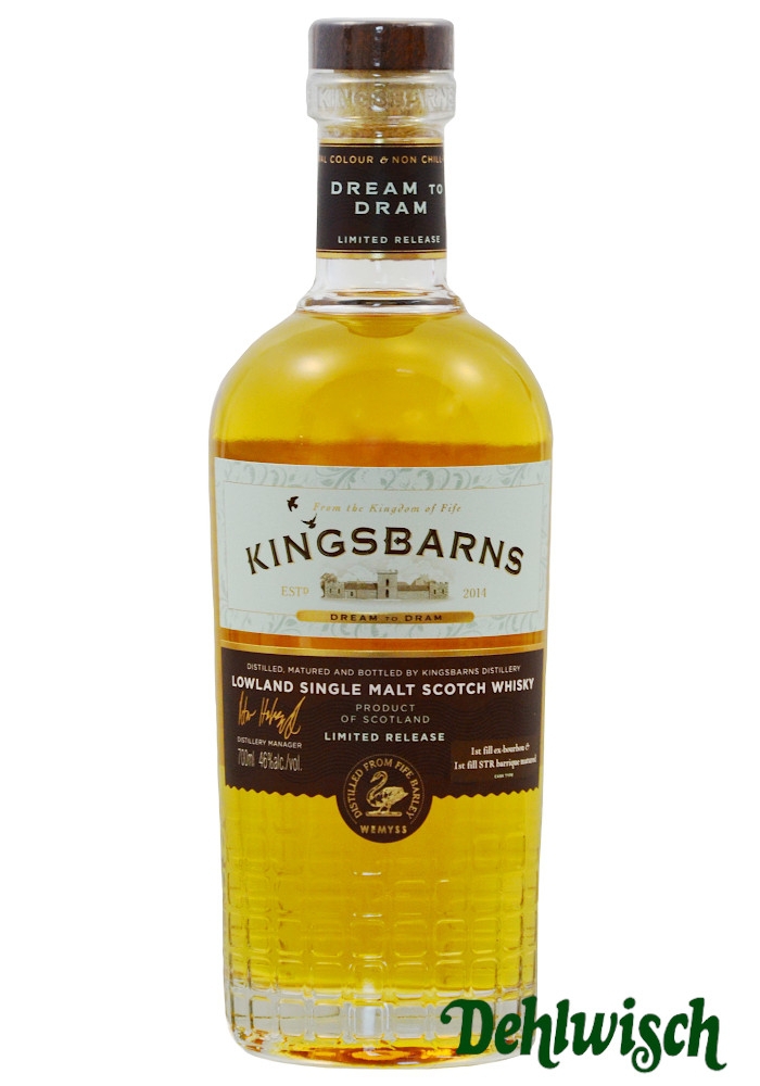 Kingsbarns Dream To Dram Malt Whisky 46% 0,70l